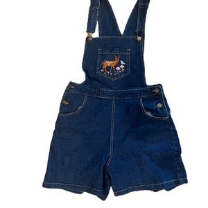 ModCloth x Princess Highway Embroidered Denim Overalls